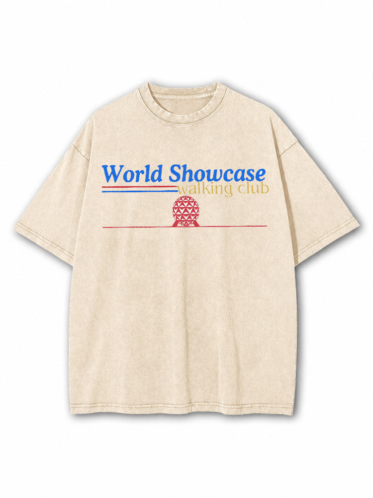 World Showcase Walking Club Washed T-Shirt