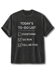 To Do List Washed T-Shirt