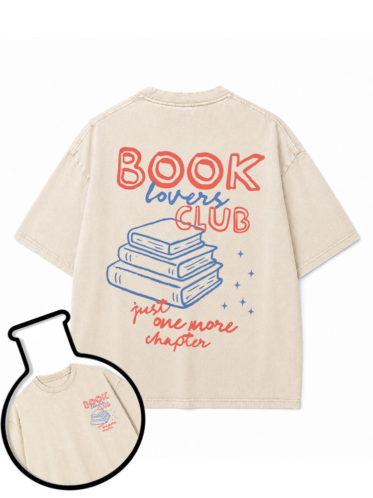 BOOK lovers CLUB Washed T-Shirt