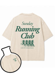 Sunday Running Club LIVE WITH ENDURANCE Washed T-Shirt