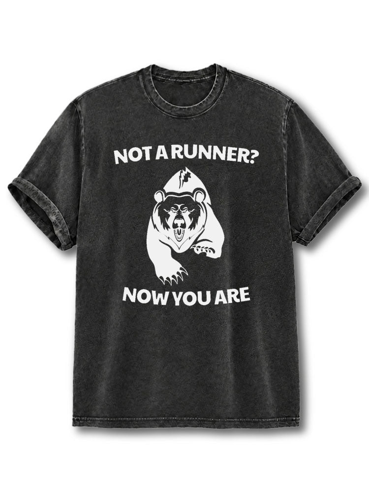 Now You're Runner Washed T-Shirt
