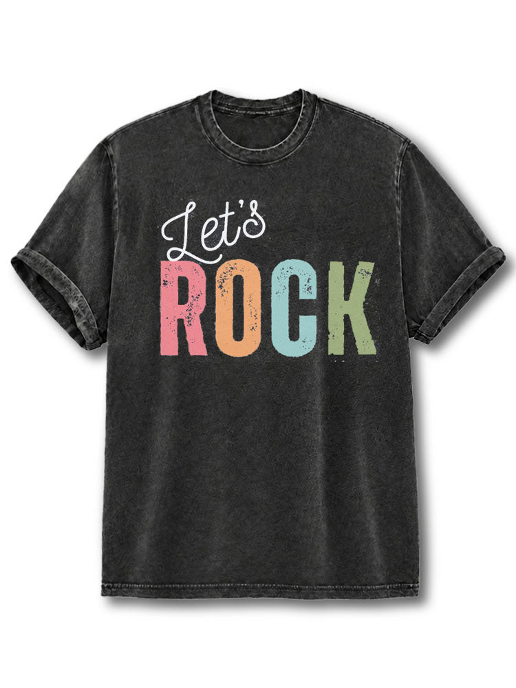 Let’s Rock Washed T-Shirt