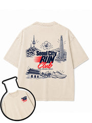 Seoul City RUN Club Washed T-Shirt