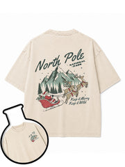 North Pole NATIONAL PARK Keep it Merry Keep it Wild Washed T-Shirt