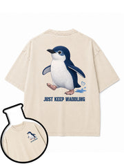 JUST KEEP WADDLING Washed T-Shirt