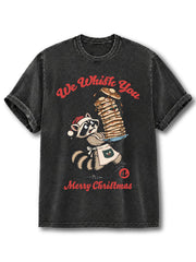 We Whisk You a Merry Christmas Washed T-Shirt