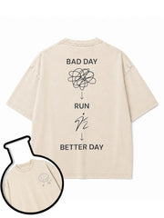 RUN BETTER DAY Washed T-Shirt
