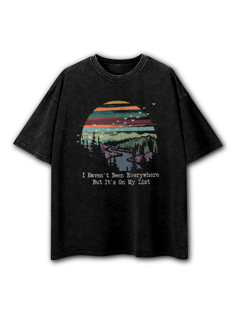 Its On My List Washed T-Shirt