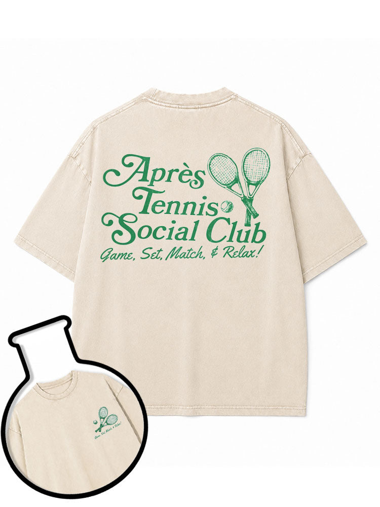 Après Tennis Social Club Washed T-Shirt