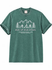 Run Up Run Down Washed T-Shirt
