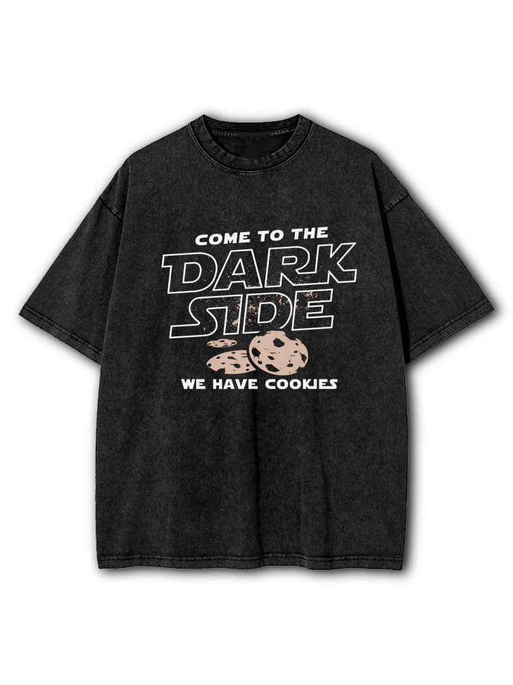 Come To The Dark Side Washed T-Shirt