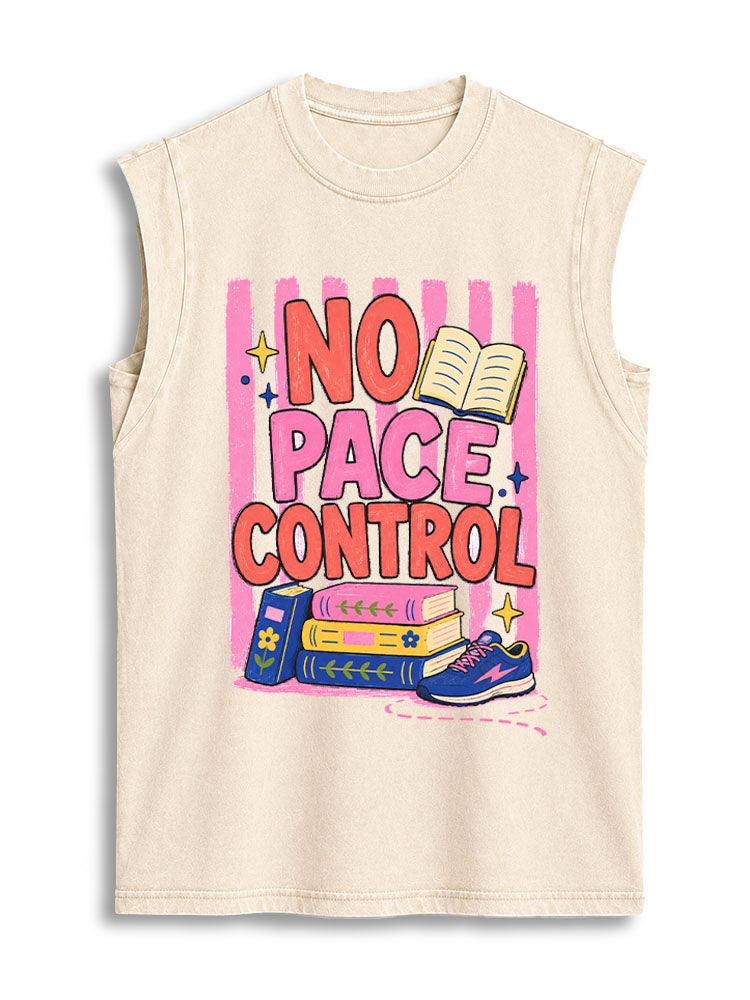 NO PACE CONTROL Vintage Washed Cotton Tank Top