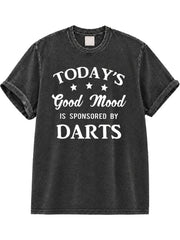 Very Fond of Darts Washed T-Shirt