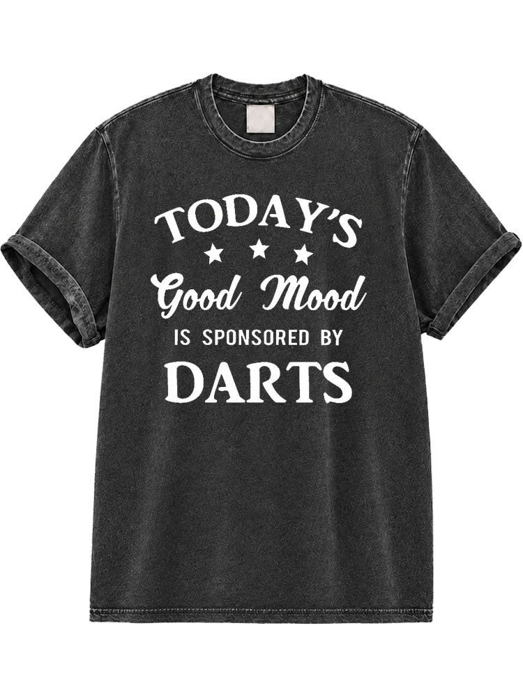 Very Fond of Darts Washed T-Shirt