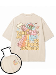 TAKE ME TO YOUR READERS Washed T-Shirt