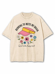 Running To Mute My Brain Washed T-Shirt