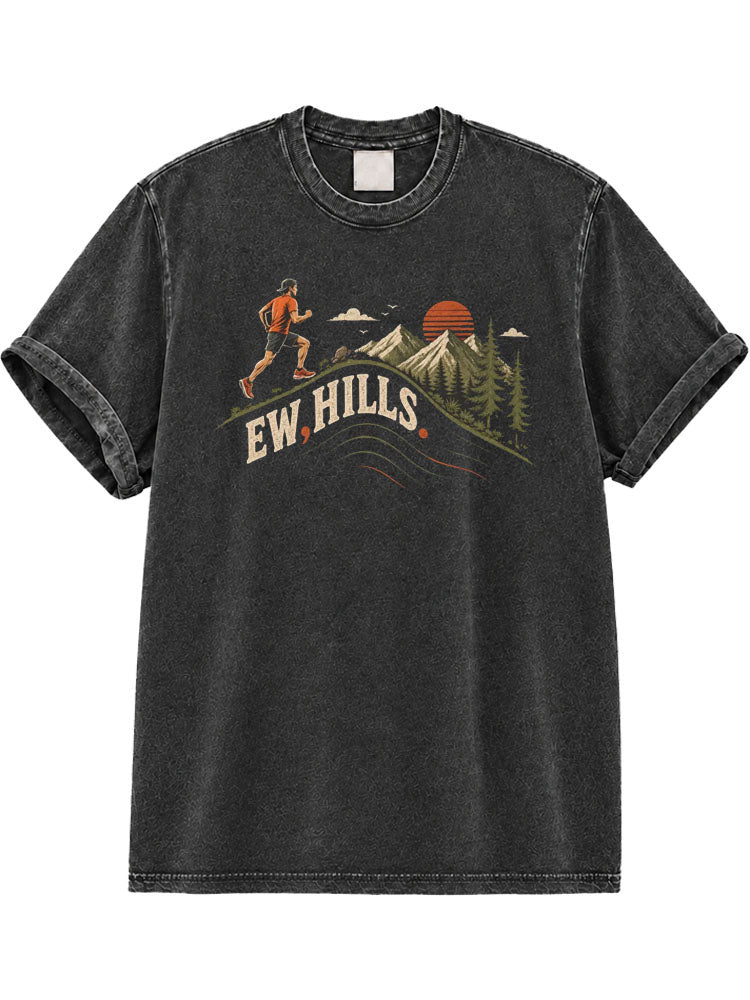 Maybe Trail Running Is Addicted to Me Washed T-Shirt