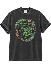 Many Merry Miles Washed T-Shirt