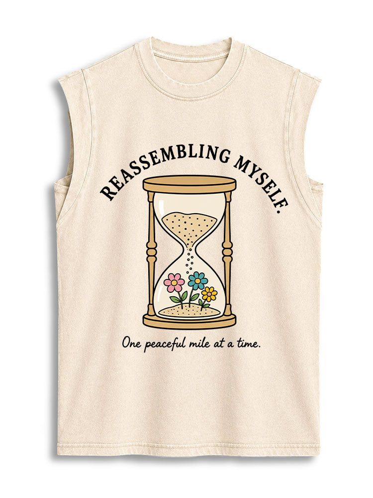 Reassembling Myself Vintage Washed Cotton Tank Top