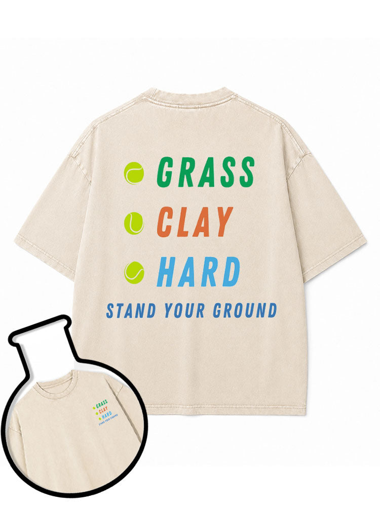 STAND YOUR GROUND Washed T-Shirt
