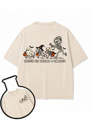 TRICK OR TREAT  Washed T-Shirt