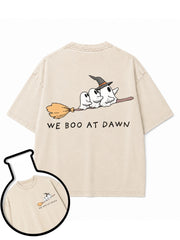 WE BOO AT DAWN Washed T-Shirt