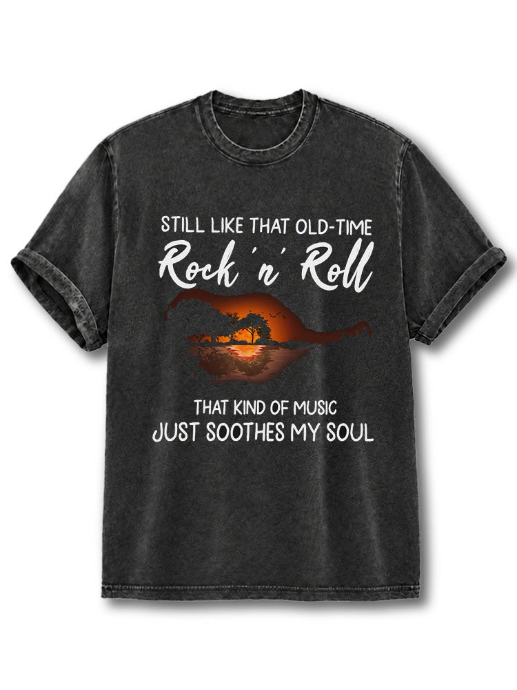 Old-Time Rock 'n Roll Washed T-Shirt