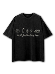 In It for The Long Run Washed T-Shirt