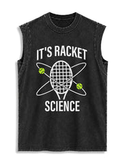 IT'S RACKET SCIENCE Vintage Washed Cotton Tank Top
