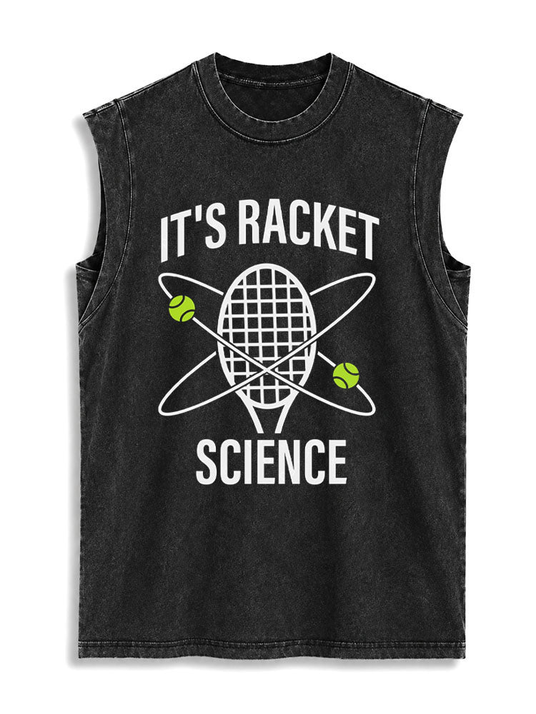 IT'S RACKET SCIENCE Vintage Washed Cotton Tank Top