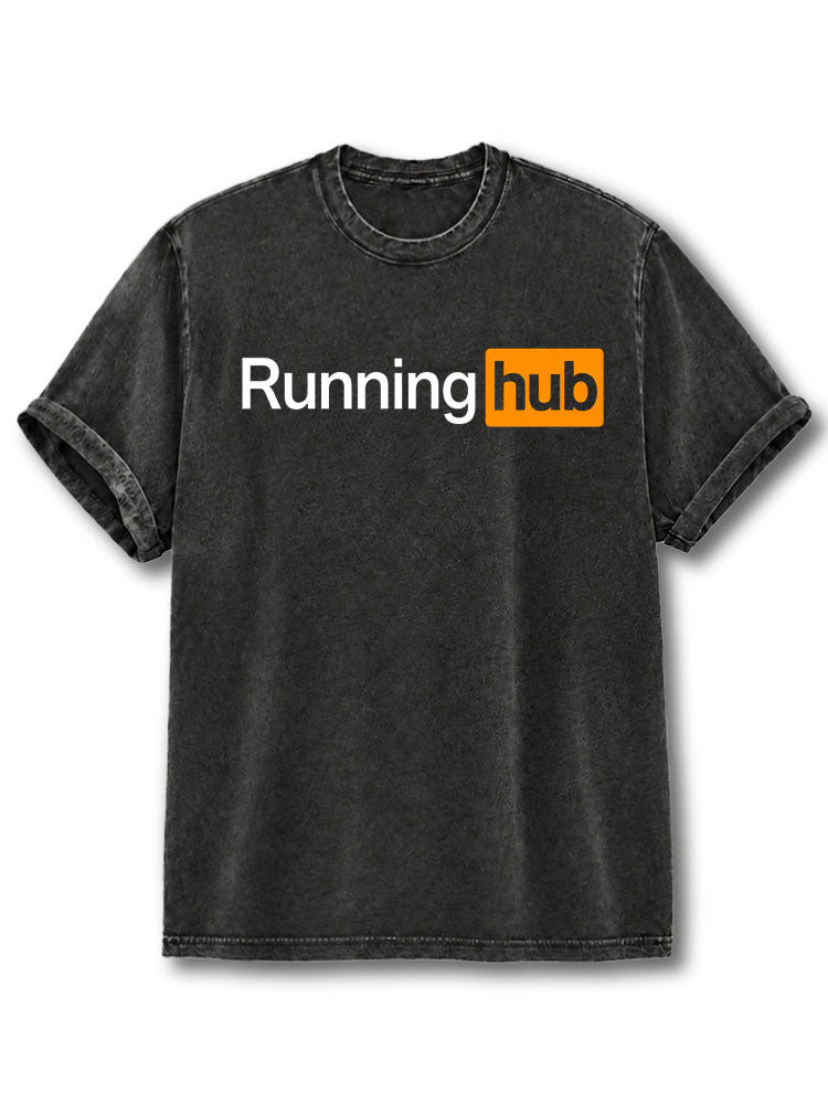 Running Hub Washed T-Shirt