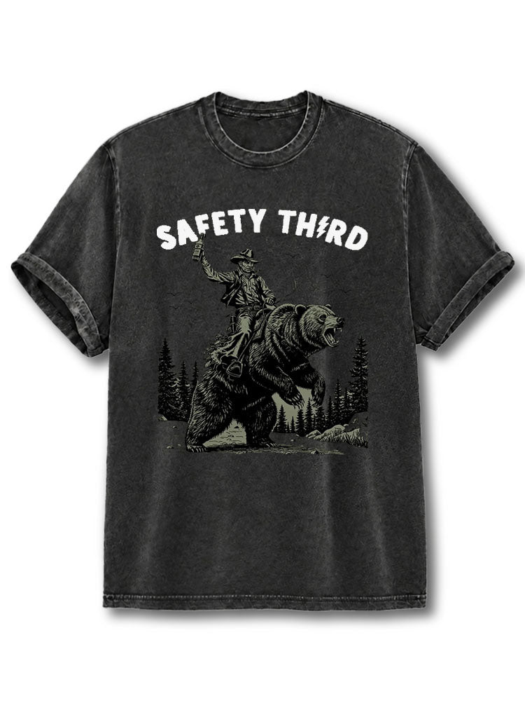 Safety Third Washed T-Shirt