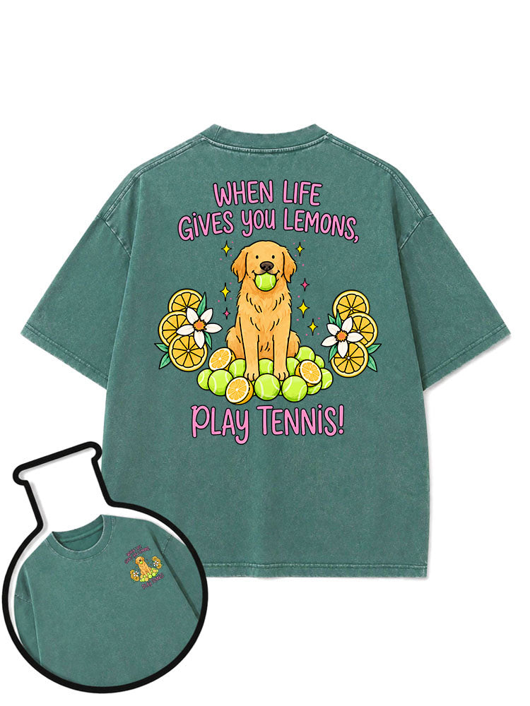 When life gives you lemons make lemonade Washed T-Shirt