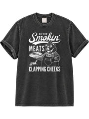 Bbq Timer Washed T-Shirt