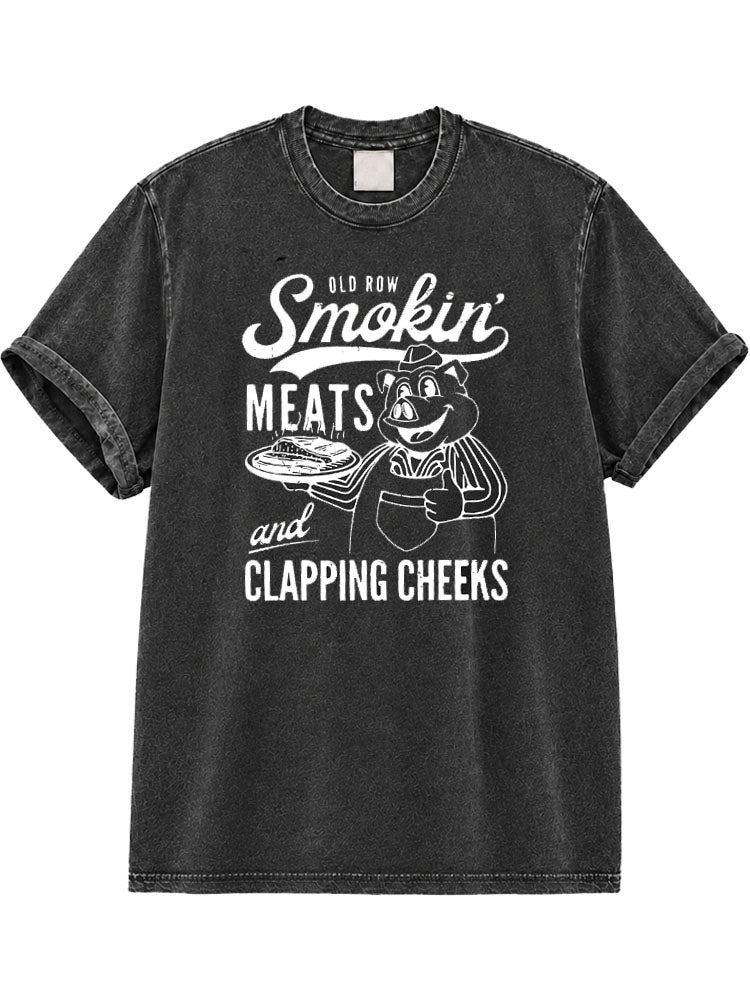 Bbq Timer Washed T-Shirt