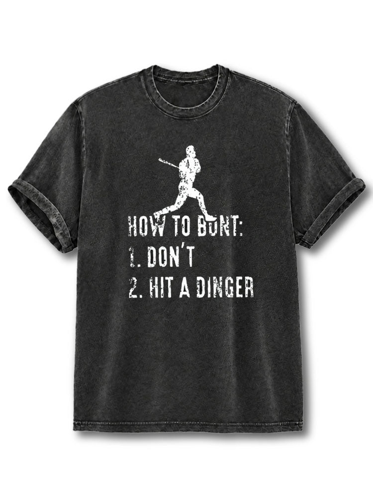 How To Bunt Washed T-Shirt