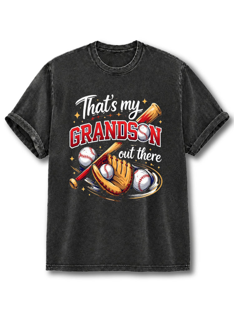 That's My Grandson Washed T-Shirt