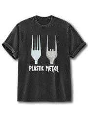 PLASTIC METAL Washed T-Shirt