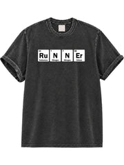 Runner Periodic Table Washed T-Shirt