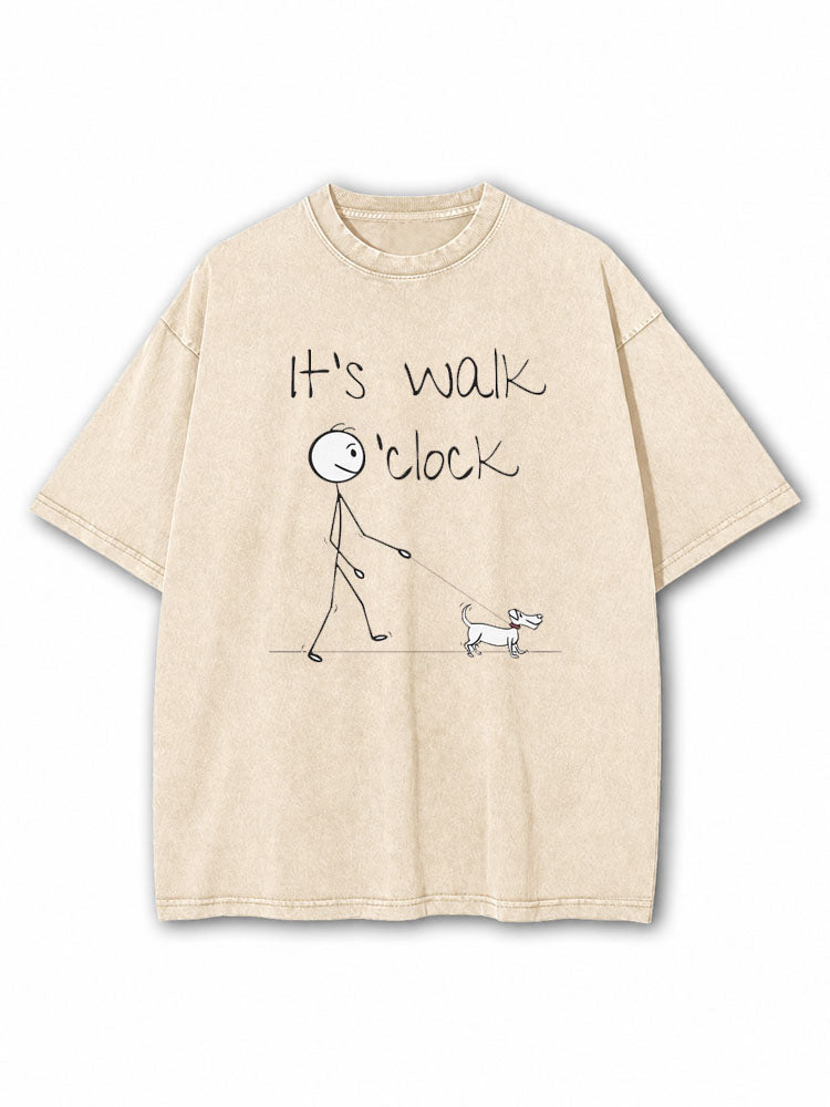 It's Walk O'clock Washed T-Shirt