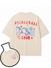 PICKLEBALL CLUB  good dinks only Washed T-Shirt