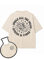 JINGLE ALL THE MILES STRIDE & VIBES Washed T-Shirt