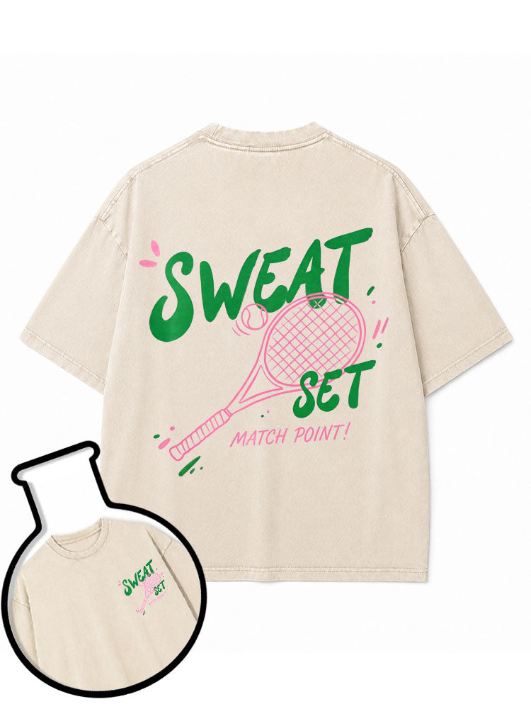 SWEAT SET MATCH POINT Washed T-Shirt