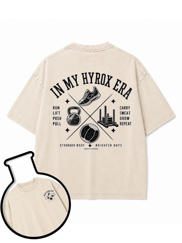 IN MY HYROX ERA Washed T-Shirt