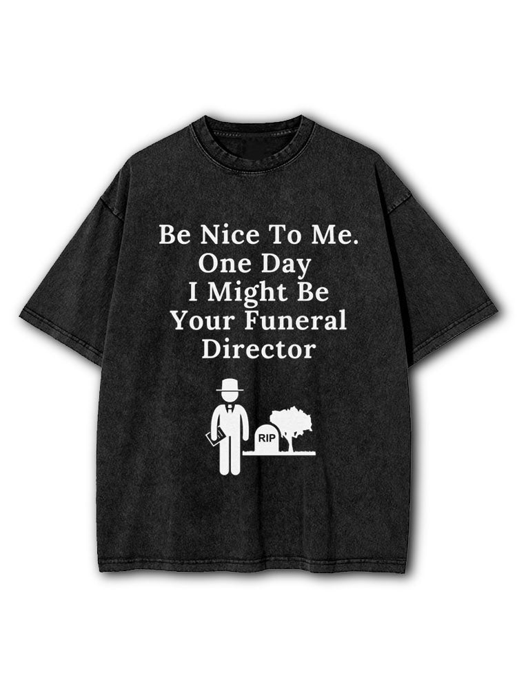 Be Nice To Me Washed T-Shirt