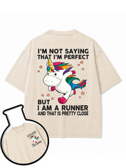 I AM A RUNNER Washed T-Shirt