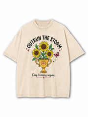 Outrun The Storm Washed T-Shirt