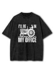 I'll Be In My Office Washed T-Shirt
