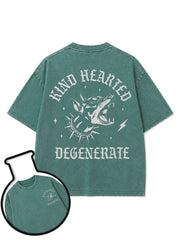 KIND HEARTED DEGENERATE Washed T-Shirt