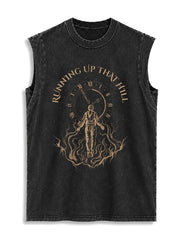 RUNNING UP THAT HILL Vintage Washed Cotton Tank Top
